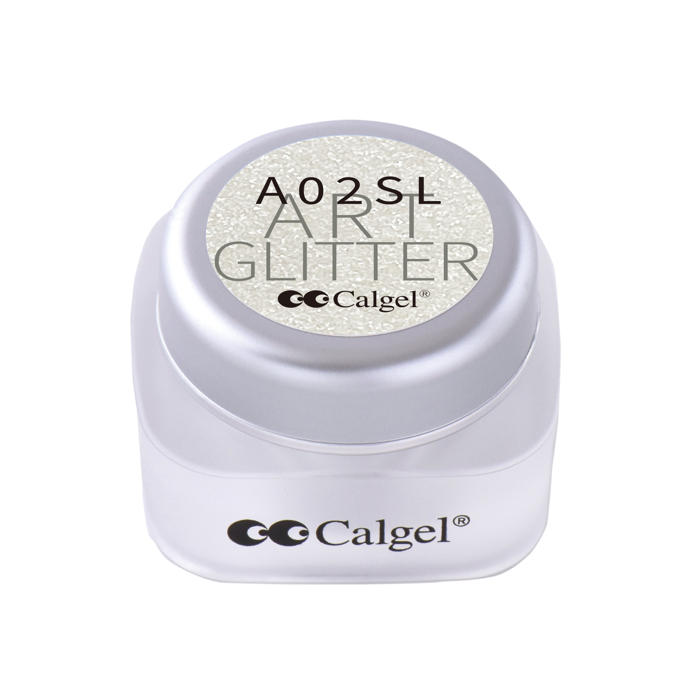 CGA02SL カラーカルジェル プラス アート グリッター ホワイトシルバー